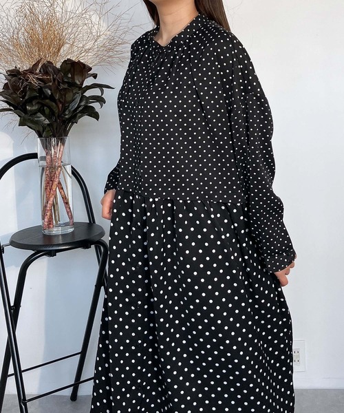 AS KNOW AS plus（アズノゥアズプラス）の「○切替ギャザー前開き