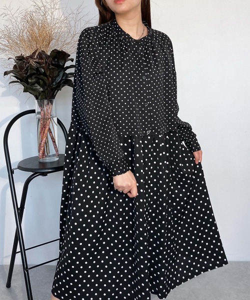 AS KNOW AS plus（アズノゥアズプラス）の「○切替ギャザー前開き