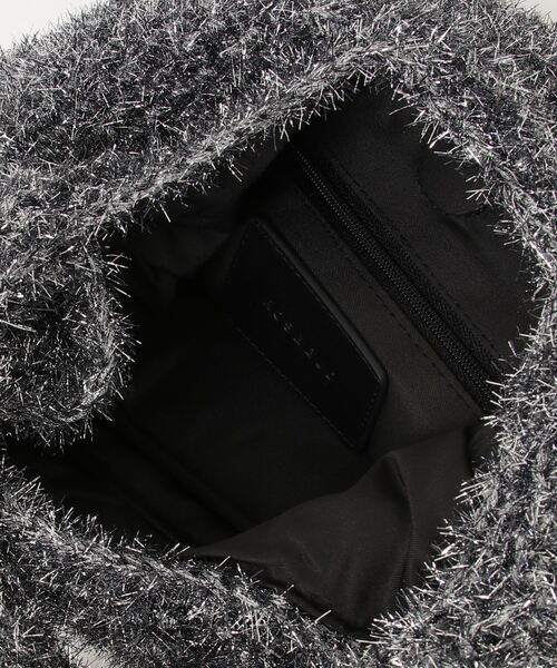 ROSE BUD（ローズバッド）の「ラメニットバッグ（ハンドバッグ・レディース・ピンク/シルバー・ONE SIZE）」の14枚目の写真