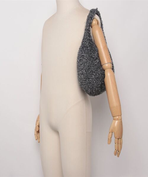 ROSE BUD（ローズバッド）の「ラメニットバッグ（ハンドバッグ・レディース・ピンク/シルバー・ONE SIZE）」の15枚目の写真