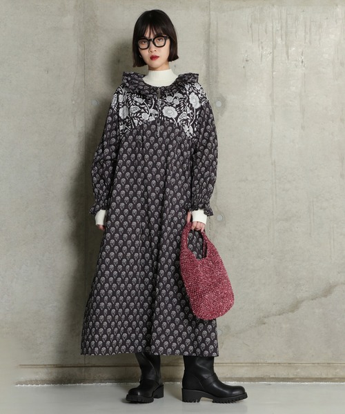 ROSE BUD（ローズバッド）の「ラメニットバッグ（ハンドバッグ・レディース・ピンク/シルバー・ONE SIZE）」の4枚目の写真