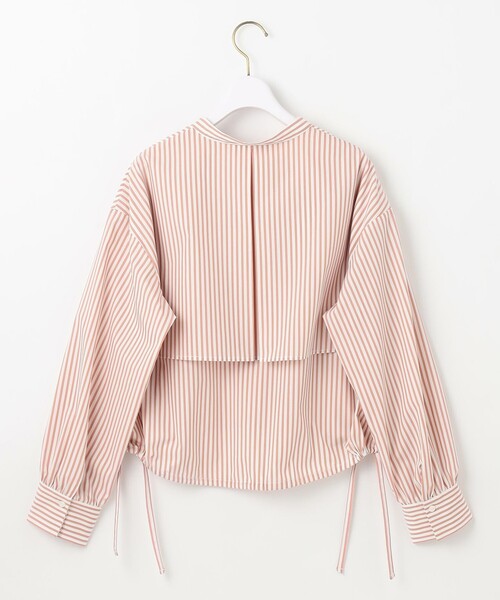 ANY SIS(エニィスィス)の「【UVカット・接触冷感・速乾】クロップトヨークハオリ シャツ(シャツ/ブラウス・レディース・スカイブルー系/ホワイト系/オレンジ系1/ネイビー系1・4)」の8枚目の写真