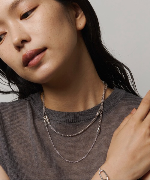 loni（ロニ）の「Nuance Stone Necklace（ネックレス・レディース・シルバー/ゴールド・FREE）」の12枚目の写真