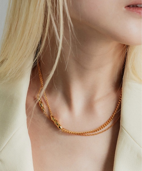 loni（ロニ）の「Nuance Stone Necklace（ネックレス・レディース・シルバー/ゴールド・FREE）」の14枚目の写真