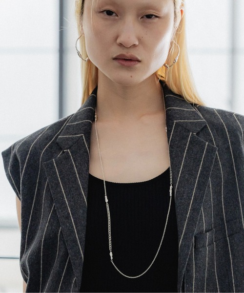 loni（ロニ）の「Nuance Stone Necklace（ネックレス・レディース・シルバー/ゴールド・FREE）」の5枚目の写真
