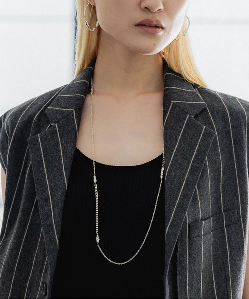 loni（ロニ）の「Nuance Stone Necklace（ネックレス・レディース・シルバー/ゴールド・FREE）」の20枚目の写真