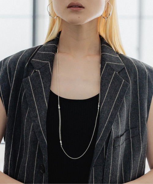 loni（ロニ）の「Nuance Stone Necklace（ネックレス・レディース・シルバー/ゴールド・FREE）」の21枚目の写真