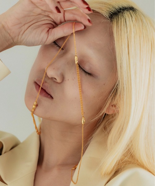 loni（ロニ）の「Nuance Stone Necklace（ネックレス・レディース・シルバー/ゴールド・FREE）」の17枚目の写真