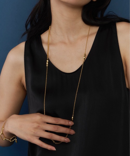loni（ロニ）の「Nuance Stone Necklace（ネックレス・レディース・シルバー/ゴールド・FREE）」の10枚目の写真