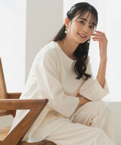 ブラウス シャツ 「2025新作」「セットアップ対応/洗える/防シワ/UV/花粉防止」レイヤード風トップス 単品 レディース セール】《2025新作》【セットアップ対応/洗える/防シワ/UV/花粉
