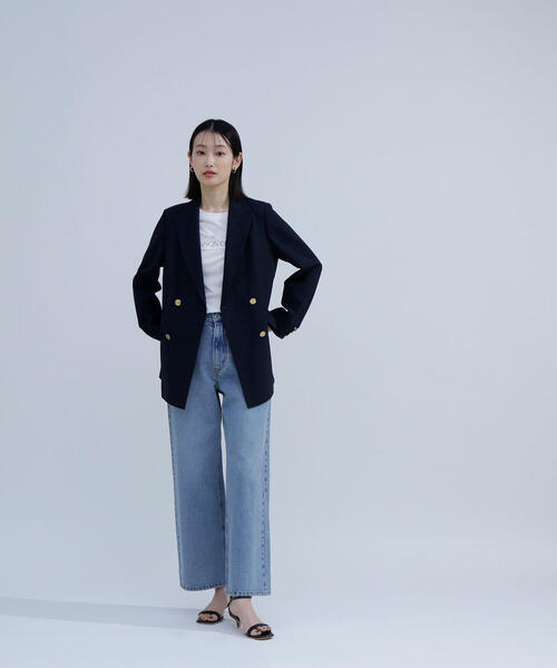 NATURAL BEAUTY BASIC(ナチュラルビューティーベーシック)の「◇メタルプレートロゴTシャツ(Tシャツ/カットソー・レディース・ネイビー/ベージュ/オフホワイト・FREE)」の18枚目の写真