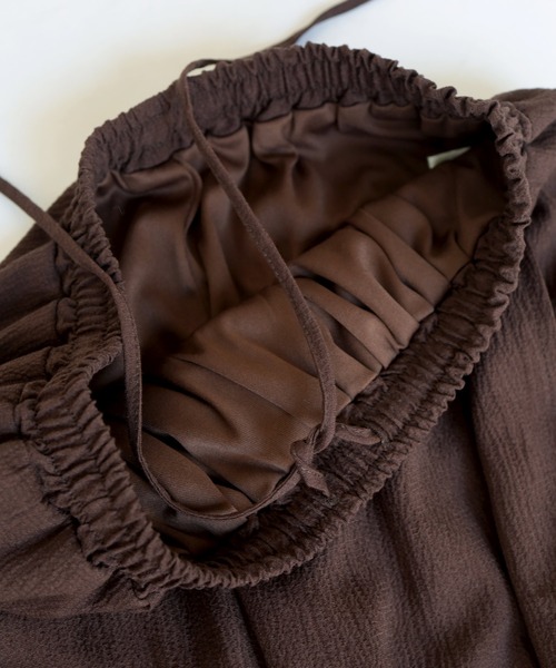 Crisp（クリスプ）の「フリルイージーパンツ（その他パンツ・レディース・グリーン/ベージュ/ブラウン/ダークブラウン・FREE）」の18枚目の写真