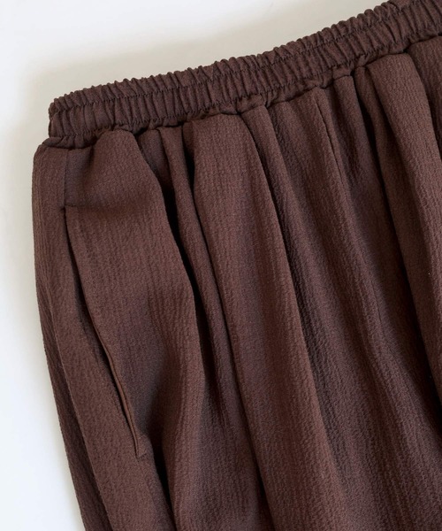 Crisp（クリスプ）の「フリルイージーパンツ（その他パンツ・レディース・グリーン/ベージュ/ブラウン/ダークブラウン・FREE）」の19枚目の写真