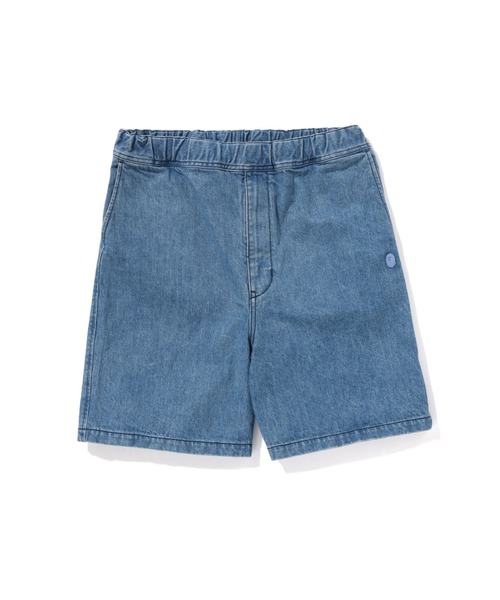 A BATHING APE 【BAPE】ショートデニムパンツ　ショーツデニム COLLEGE DENIM SHORTS（デニムパンツ）｜A BATHING APE（アベイシング