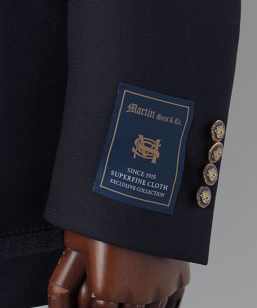 SHIPS（シップス）の「SHIPS: MARTIN SONS ホップサック ライトウェイト ブレザー（テーラードジャケット・メンズ・ネイビー・46/48）」の13枚目の写真