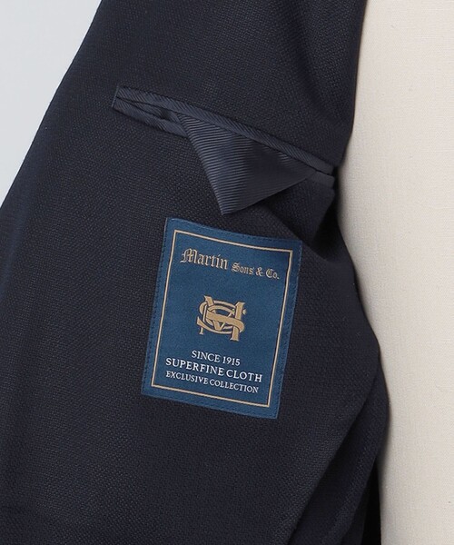 SHIPS（シップス）の「SHIPS: MARTIN SONS ホップサック ライトウェイト ブレザー（テーラードジャケット・メンズ・ネイビー・46/48）」の16枚目の写真