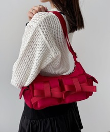 レッド＆ブラック Heather ショルダーバッグ Heather（ヘザー）｜ショルダーバッグ（レッド系）一覧 - WEAR