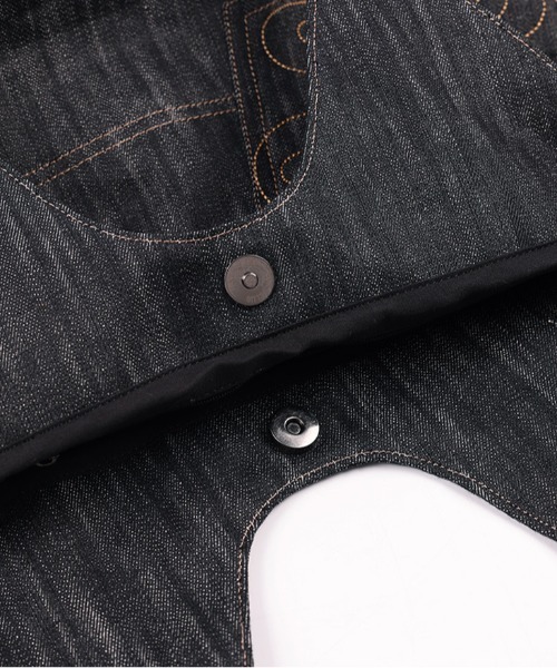 FANCY CLUB(ファンシークラブ)の「A'GEM/9 × .kom 『 FANCY CLUB/ファンシークラブ』 BIG POCKET DENIM SHOULDER BAG/ビッグポケットデニムショルダーバッグ(ショルダーバッグ・レディース・ブラック・FREE)」の9枚目の写真