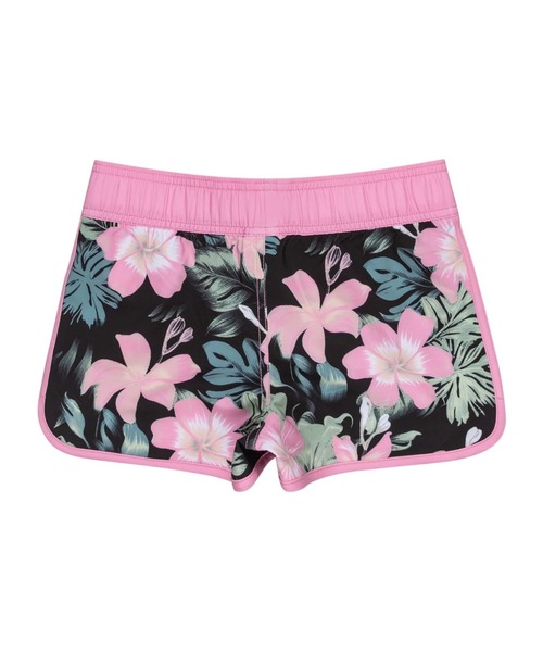 ROXY（ロキシー）の「GOOD WAVES ONLY /ロキシーキッズウエストゴム総柄ボードショーツ（水着）（水着・キッズ・ブラック・130/140/150）」の2枚目の写真