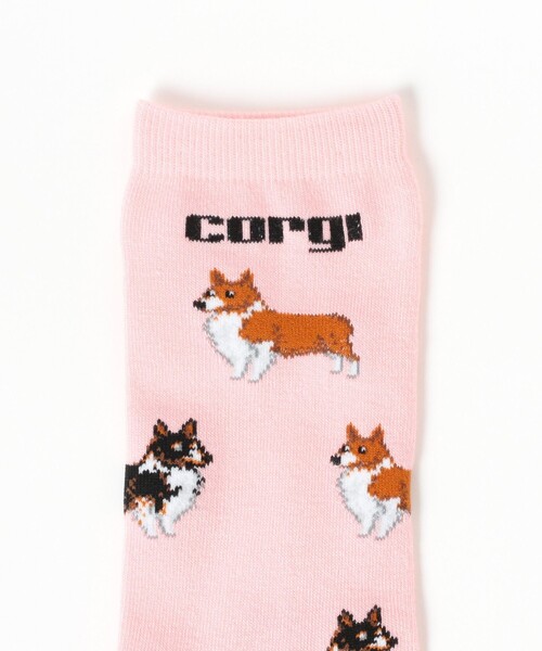 BEAMS BOY（ビームスボーイ）の「【別注】FOR BARE FEET / ジャガードソックス 25SS（ソックス/靴下・レディース・サックスブルー/ピンク/ラベンダー・ONE SIZE）」の4枚目の写真