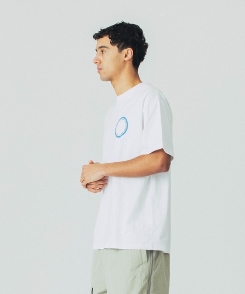 Tシャツ　ホワイト　Sサイズ　ぽ【⭐️まとめ割あり】7/20まで様 セール】CIRCLE LOGO S/S TEE（Tシャツ/カットソー）｜SILAS