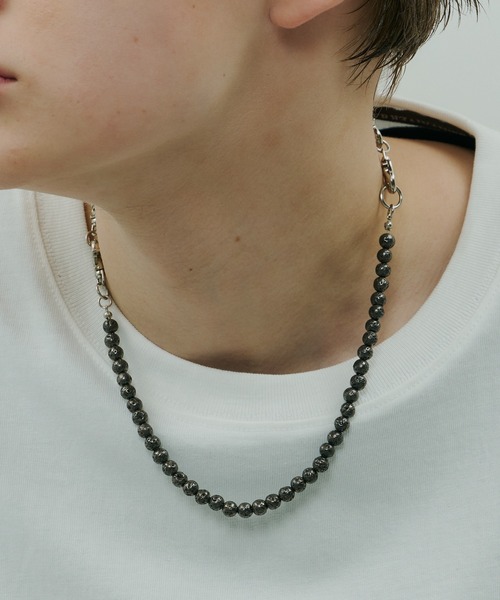 AIVER(アイバー)の「AIVER ストーンアタッチメントネックレス MADE IN JAPAN(ネックレス・メンズ・その他・FREE)」の1枚目の写真