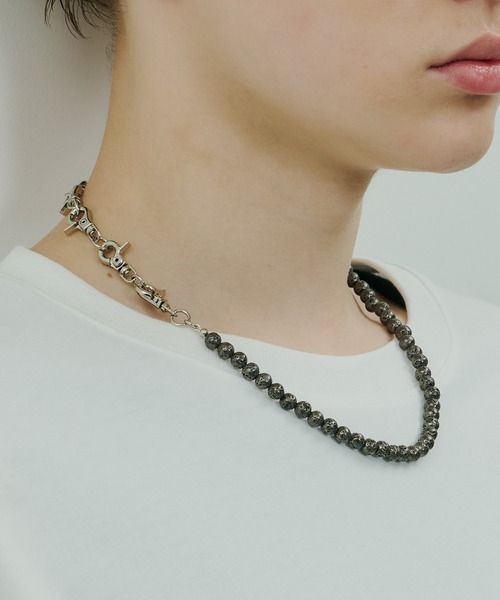 AIVER(アイバー)の「AIVER ストーンアタッチメントネックレス MADE IN JAPAN(ネックレス・メンズ・その他・FREE)」の2枚目の写真