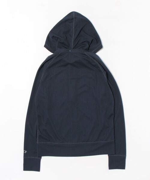 Ocean Pacific（オーシャンパシフィック）の「Ocean Pacific オーシャンパシフィック ブランド ロゴ UVカット 2WAY 長袖 ラッシュガード 水着（ラッシュガード・レディース・ネイビー/ベージュ/カーキ/グレー/アイボリー・L/XL/M）」の6枚目の写真