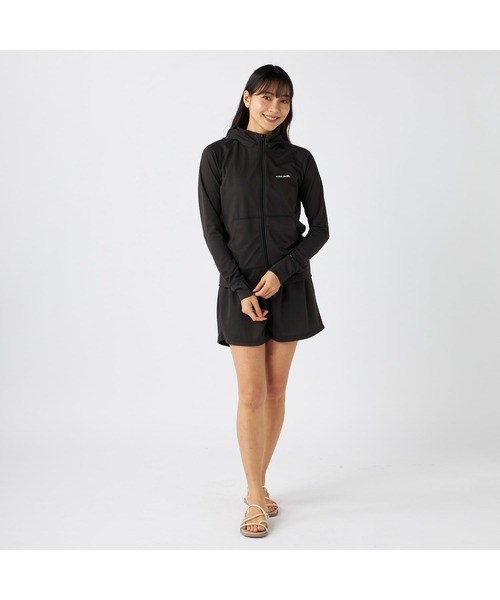 Ocean Pacific（オーシャンパシフィック）の「Ocean Pacific オーシャンパシフィック ブランド ロゴ UVカット 2WAY 長袖 ラッシュガード 水着（ラッシュガード・レディース・ネイビー/ベージュ/カーキ/グレー/アイボリー・L/XL/M）」の21枚目の写真