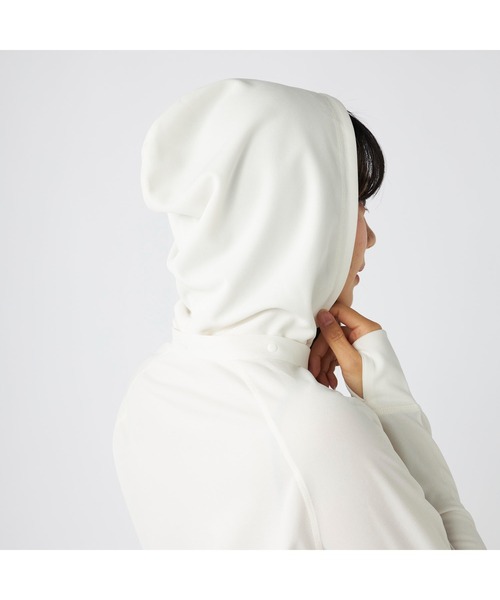 Ocean Pacific（オーシャンパシフィック）の「Ocean Pacific オーシャンパシフィック ブランド ロゴ UVカット 2WAY 長袖 ラッシュガード 水着（ラッシュガード・レディース・ネイビー/ベージュ/カーキ/グレー/アイボリー・L/XL/M）」の13枚目の写真