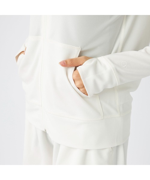 Ocean Pacific（オーシャンパシフィック）の「Ocean Pacific オーシャンパシフィック ブランド ロゴ UVカット 2WAY 長袖 ラッシュガード 水着（ラッシュガード・レディース・ネイビー/ベージュ/カーキ/グレー/アイボリー・L/XL/M）」の16枚目の写真