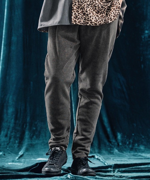 mp13338-Pigment dye tight fit sweat pants スウェットパンツ