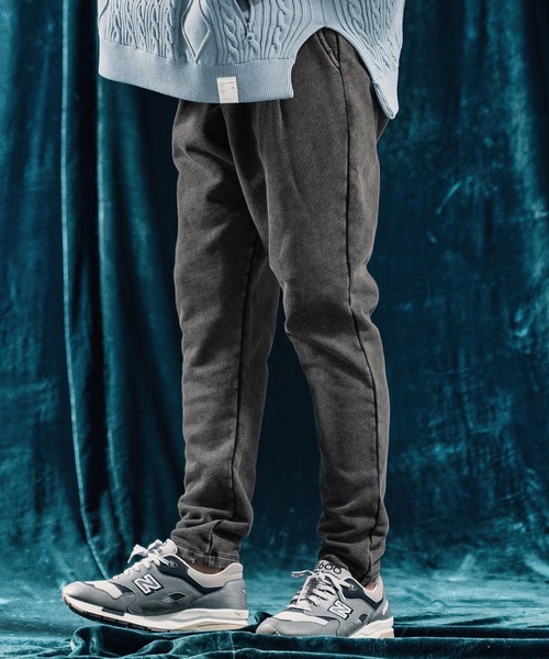 mp13338-Pigment dye tight fit sweat pants スウェットパンツ