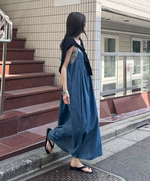 KYLIE様ワンピースライトブルーm リップサービス LIP SERVICE カットアウトマーメイドキャミ