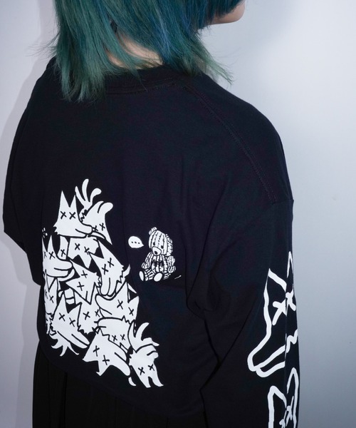 AFYF(エーエフワイエフ)の「【AFYF】AFYF Souvenir Long Sleeve T-Shirt "No.3" by GILDAN Ultra Cotton 6.0oz / AFYFスーベニア ロングスリーブ Tシャツ "No.3" ギルダンウルトラ コットン 6.0oz AFYF グラフィック by ロフトスキー(Tシャツ/カットソー・メンズ・ブラック系その他3/ホワイト系その他3/オレンジ/ホワイト系その他4/ブラック系その他4・X-LARGE/LARGE)」の1枚目の写真