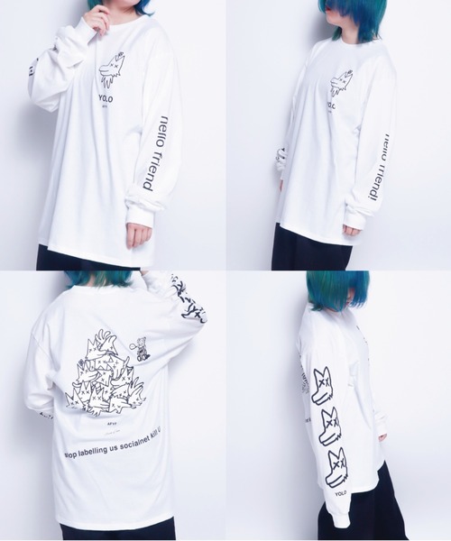 AFYF(エーエフワイエフ)の「【AFYF】AFYF Souvenir Long Sleeve T-Shirt "No.3" by GILDAN Ultra Cotton 6.0oz / AFYFスーベニア ロングスリーブ Tシャツ "No.3" ギルダンウルトラ コットン 6.0oz AFYF グラフィック by ロフトスキー(Tシャツ/カットソー・メンズ・ブラック系その他3/ホワイト系その他3/オレンジ/ホワイト系その他4/ブラック系その他4・X-LARGE/LARGE)」の16枚目の写真