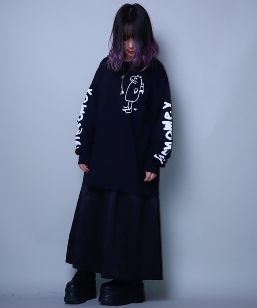 AFYF(エーエフワイエフ)の「【AFYF】AFYF Souvenir Long Sleeve T-Shirt "No.3" by GILDAN Ultra Cotton 6.0oz / AFYFスーベニア ロングスリーブ Tシャツ "No.3" ギルダンウルトラ コットン 6.0oz AFYF グラフィック by ロフトスキー(Tシャツ/カットソー・メンズ・ブラック系その他3/ホワイト系その他3/オレンジ/ホワイト系その他4/ブラック系その他4・X-LARGE/LARGE)」の9枚目の写真