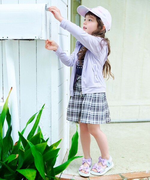 ANY（エニィ）の「UVカット リボンパーカー（その他アウター・キッズ・ネイビー系/サックスブルー系/ライラック系・110/120/130）」の12枚目の写真