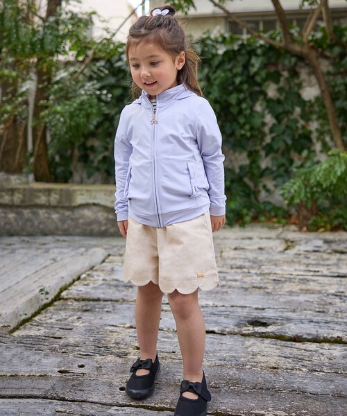 ANY（エニィ）の「UVカット リボンパーカー（その他アウター・キッズ・ネイビー系/サックスブルー系/ライラック系・110/120/130）」の14枚目の写真