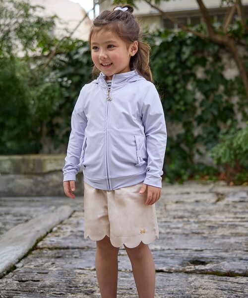 ANY（エニィ）の「UVカット リボンパーカー（その他アウター・キッズ・ネイビー系/サックスブルー系/ライラック系・110/120/130）」の15枚目の写真