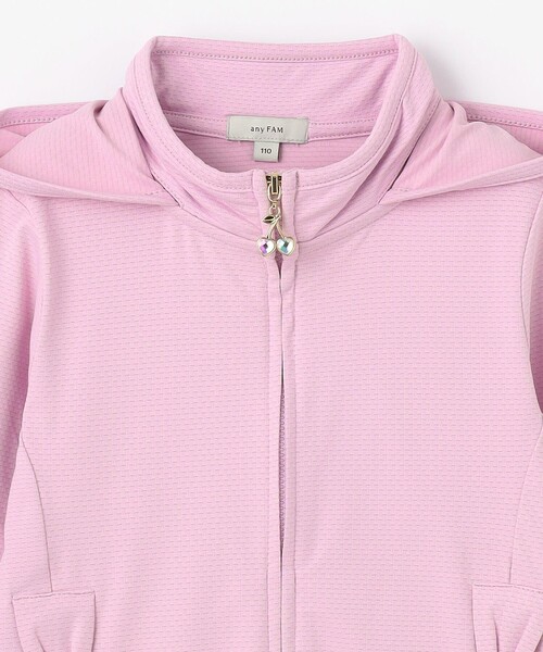 ANY（エニィ）の「UVカット リボンパーカー（その他アウター・キッズ・ネイビー系/サックスブルー系/ライラック系・110/120/130）」の21枚目の写真