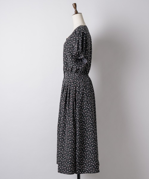 ジウノン　 フロントオープンフラワードレス GIUNON ワンピース front open flower dress / フロントオープン