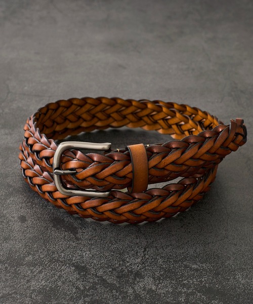 TETE HOMME(テットオム)の「グラデーション メッシュベルト(ベルト・メンズ・ブラック/キャメル/ブラウン・FREE)」の1枚目の写真