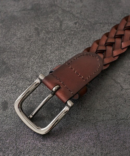 TETE HOMME(テットオム)の「グラデーション メッシュベルト(ベルト・メンズ・ブラック/キャメル/ブラウン・FREE)」の6枚目の写真