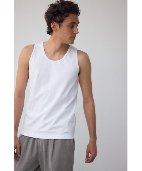 AZUL by moussy(アズールバイマウジー)の「AZコットンタンクトップ(タンクトップ・メンズ・ブラック/ホワイト・MEDIUM/LARGE)」の21枚目の写真