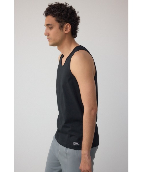 AZUL by moussy(アズールバイマウジー)の「AZコットンタンクトップ(タンクトップ・メンズ・ブラック/ホワイト・MEDIUM/LARGE)」の11枚目の写真