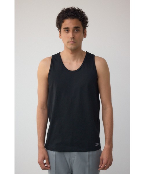 AZUL by moussy(アズールバイマウジー)の「AZコットンタンクトップ(タンクトップ・メンズ・ブラック/ホワイト・MEDIUM/LARGE)」の9枚目の写真