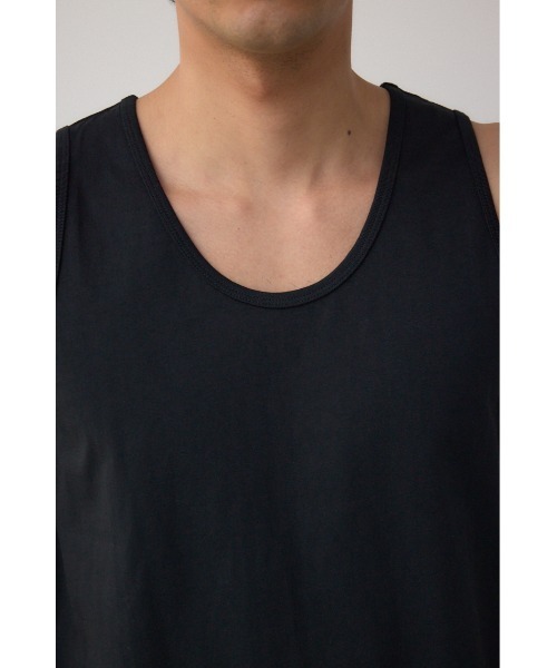 AZUL by moussy(アズールバイマウジー)の「AZコットンタンクトップ(タンクトップ・メンズ・ブラック/ホワイト・MEDIUM/LARGE)」の6枚目の写真