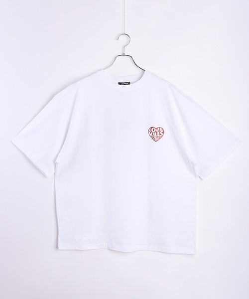 セール】EdHardy 半袖プリントTシャツ ラブキル柄（Tシャツ