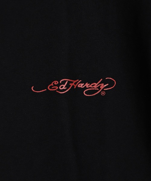 【半袖T ラブキル/黒】EDHARDY エドハーディー 5232 セール】EdHardy 半袖プリントTシャツ ラブキル柄（Tシャツ